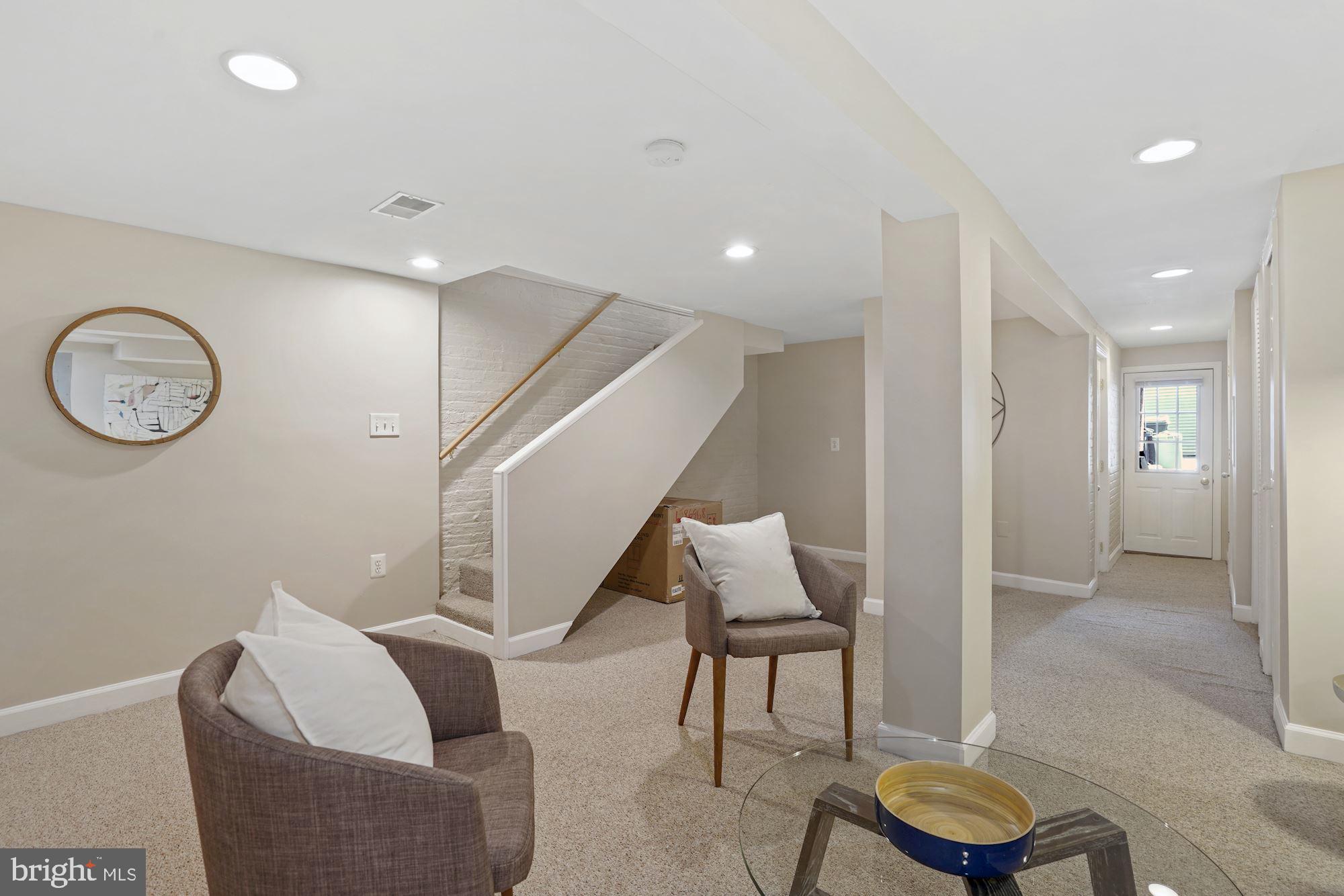 2411 Observatory Place Northwest Washington, DC 20007 - Photo 37 of 45 Lower level living room