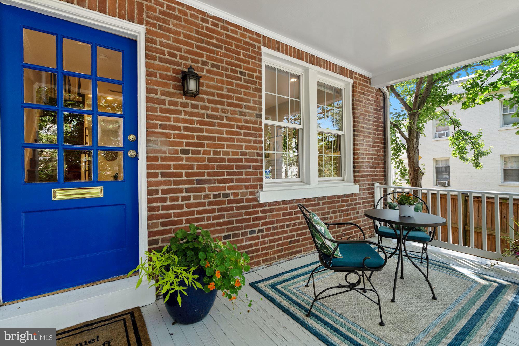 2411 Observatory Place Northwest Washington, DC 20007 - Photo 4 of 45 Cozy front porch for enjoying your morning coffee