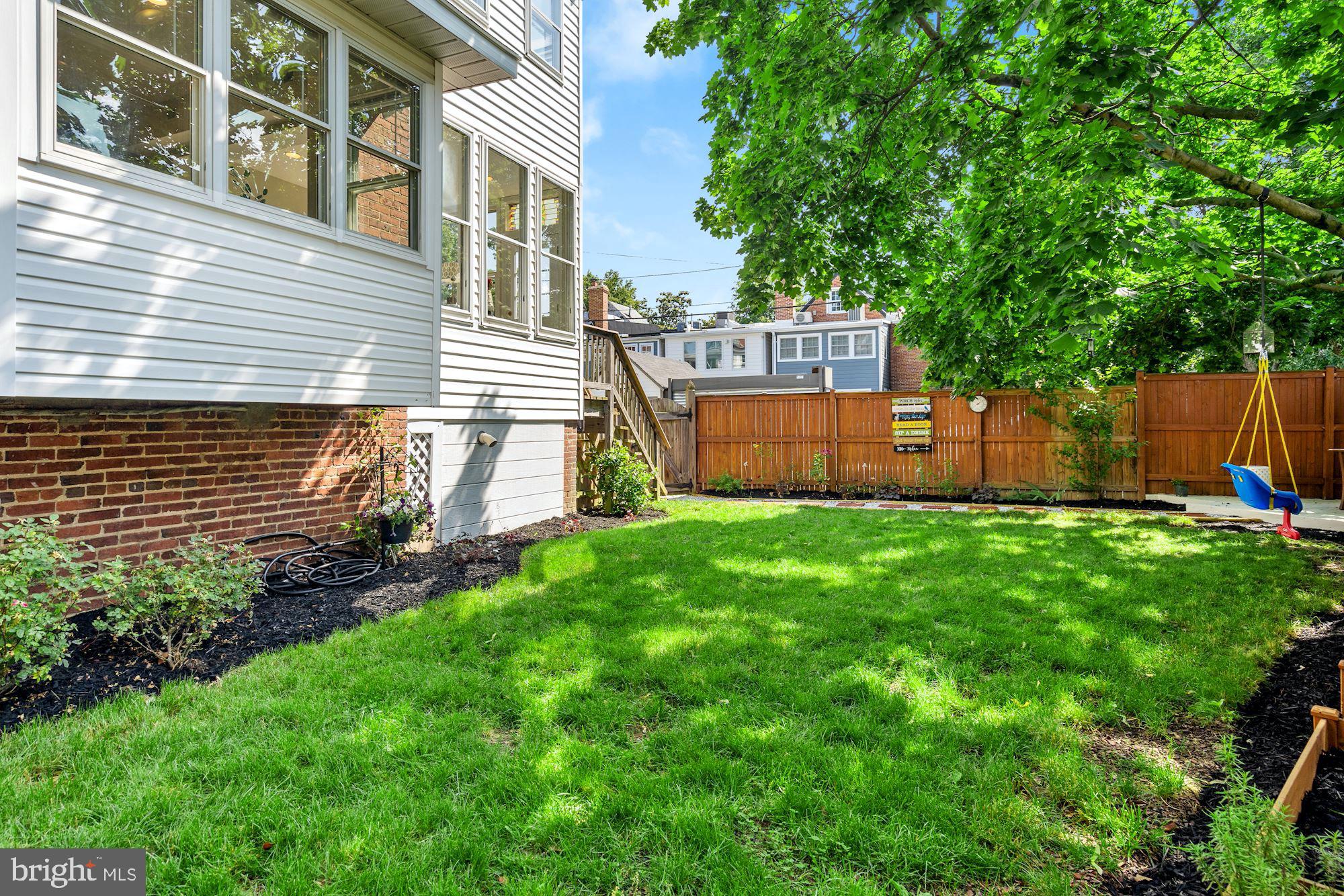2411 Observatory Place Northwest Washington, DC 20007 - Photo 42 of 45 Fully fenced in yard