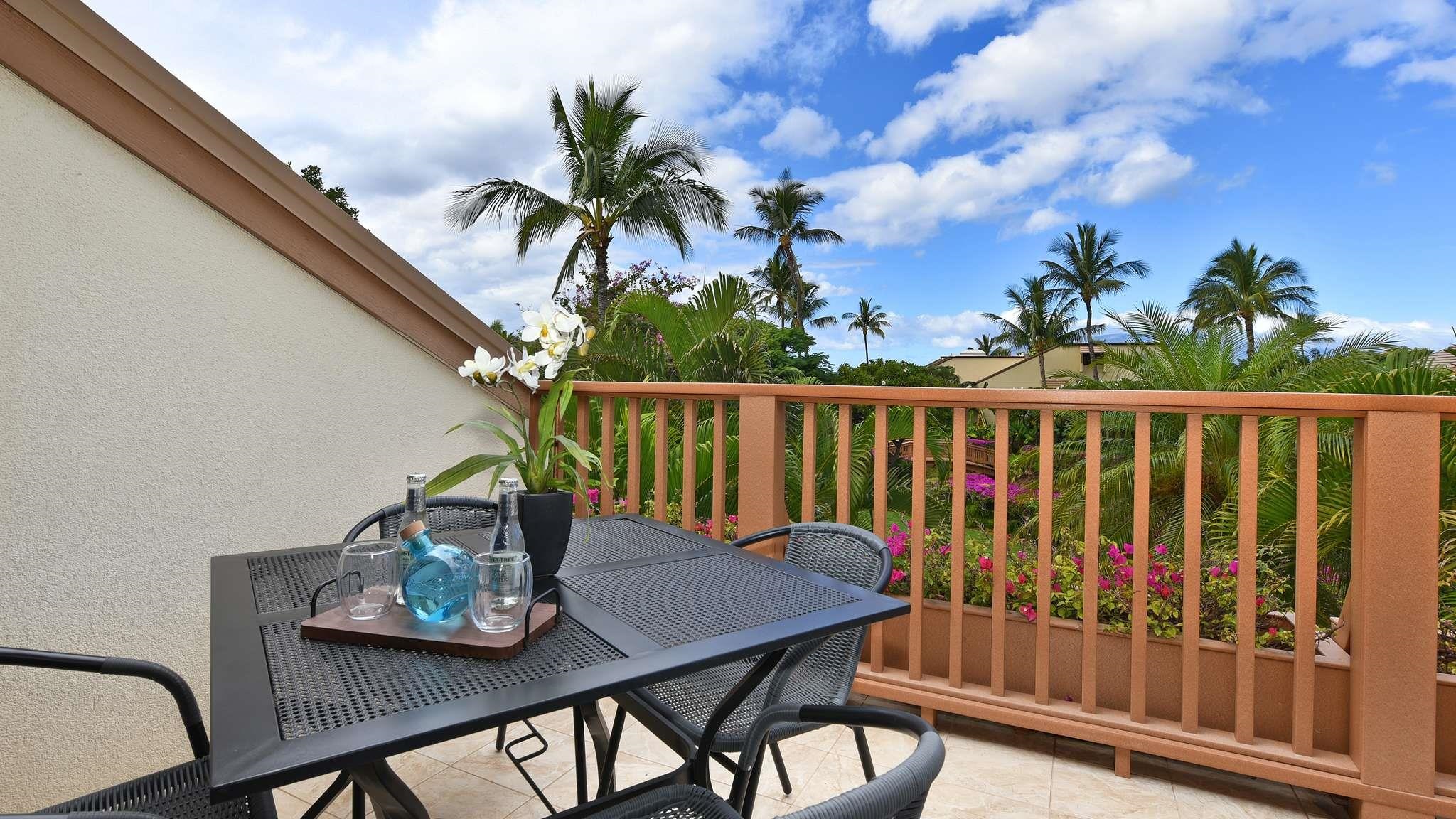 2777 South Kihei Road, Unit E202 Kihei, HI 96753 - Photo 5 of 37 a view of a balcony with furniture