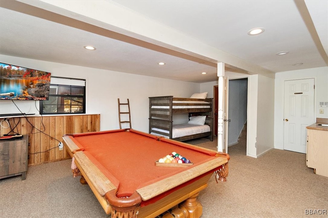 667 Talmadge Road Big Bear Lake, CA 92315 - Photo 26 of 41 a room with pool table