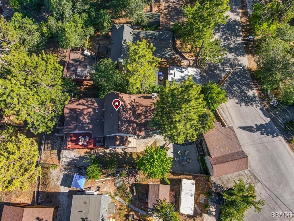 667 Talmadge Road Big Bear Lake, CA 92315 - Photo 41 of 41 an aerial view of a house