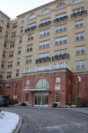 a front view of a building