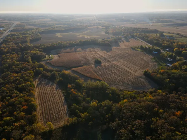 a view of city and mountain