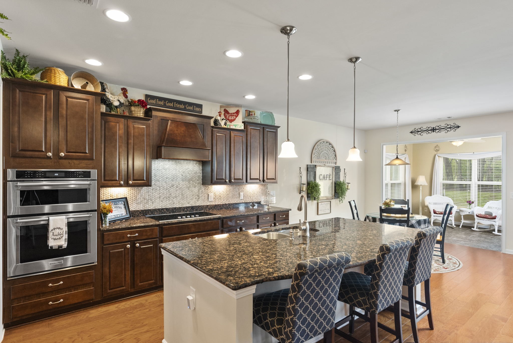 1064 Addington Road Hendersonville, TN 37075 - Photo 25 of 55 a kitchen with stainless steel appliances granite countertop a stove a sink and a refrigerator