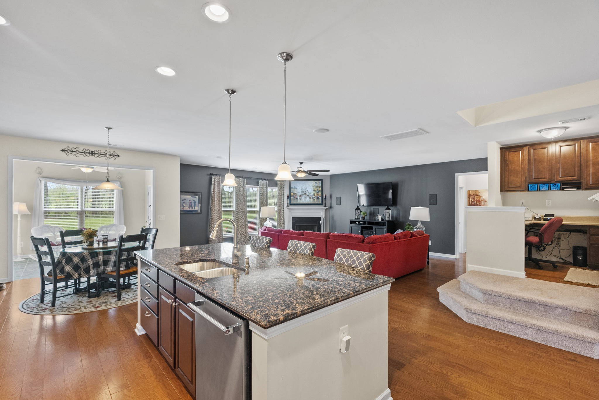 1064 Addington Road Hendersonville, TN 37075 - Photo 28 of 55 a kitchen with stainless steel appliances granite countertop a stove and cabinets