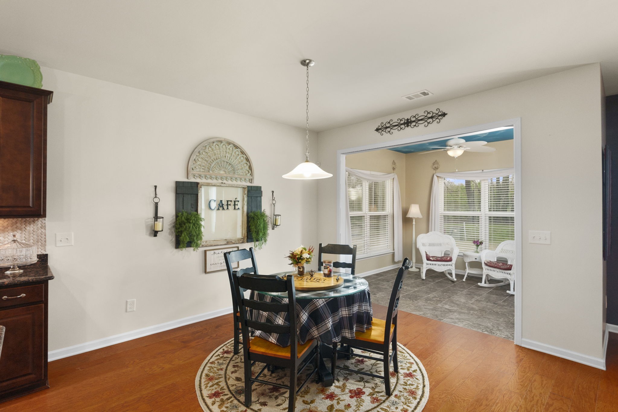 1064 Addington Road Hendersonville, TN 37075 - Photo 30 of 55 a view of a dining room with furniture window and wooden floor