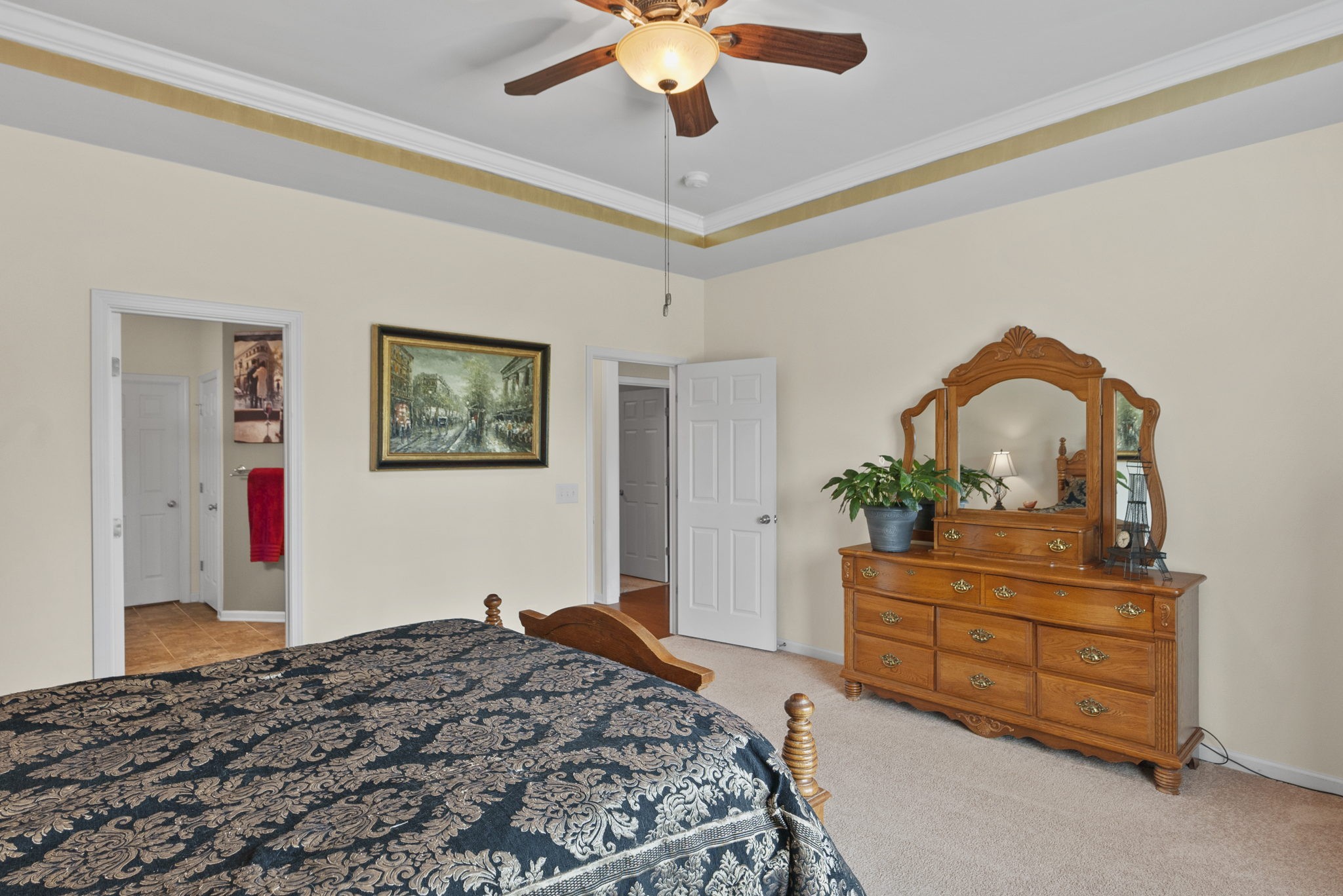1064 Addington Road Hendersonville, TN 37075 - Photo 35 of 55 a bedroom with a bed and a dresser