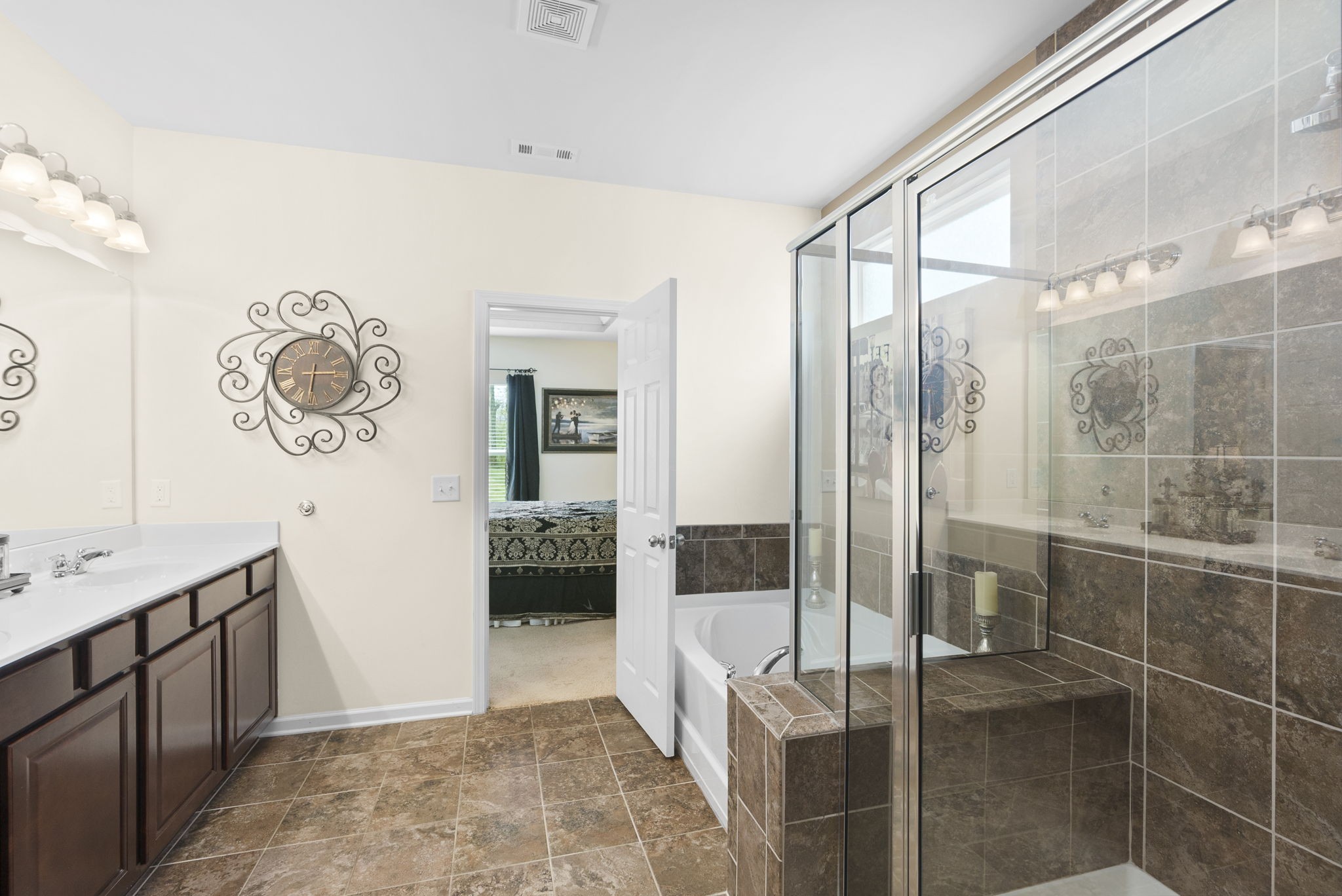 1064 Addington Road Hendersonville, TN 37075 - Photo 37 of 55 a bathroom with a shower and a sink