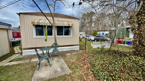 a view of a house with patio