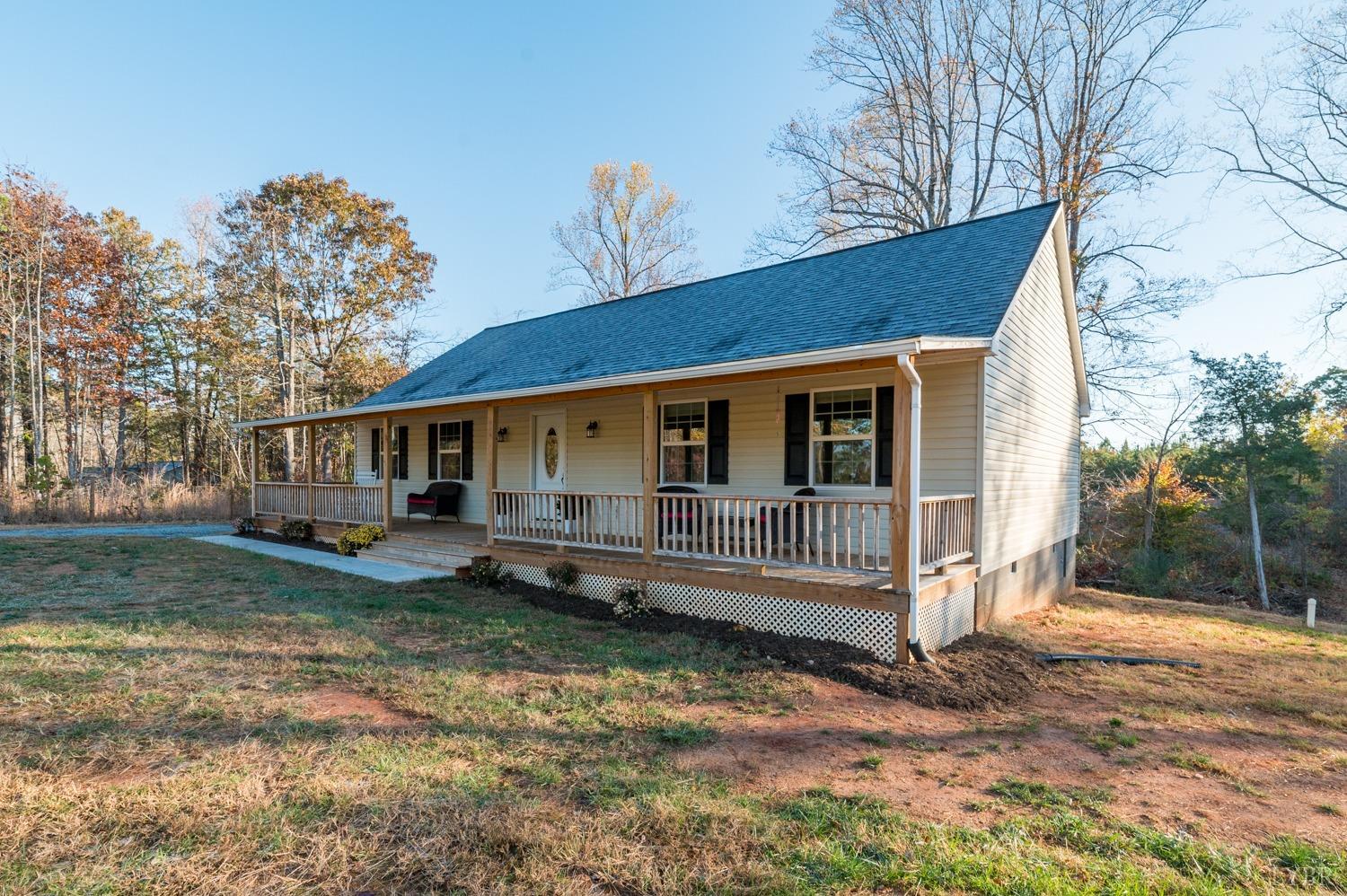 538 Spring Grove Road Spout Spring, VA 24593 - Photo 32 of 44 a view of a house with a yard