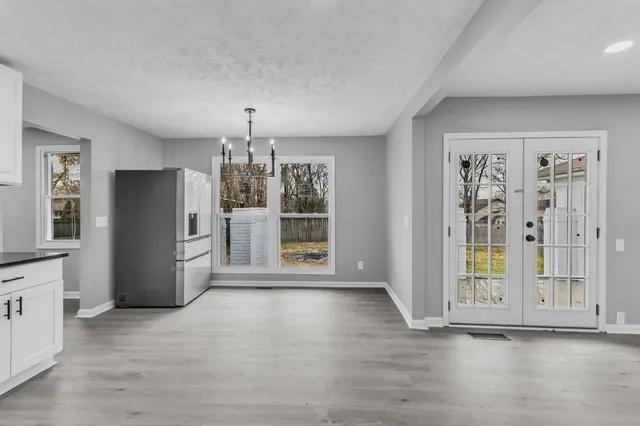 a view of an empty room