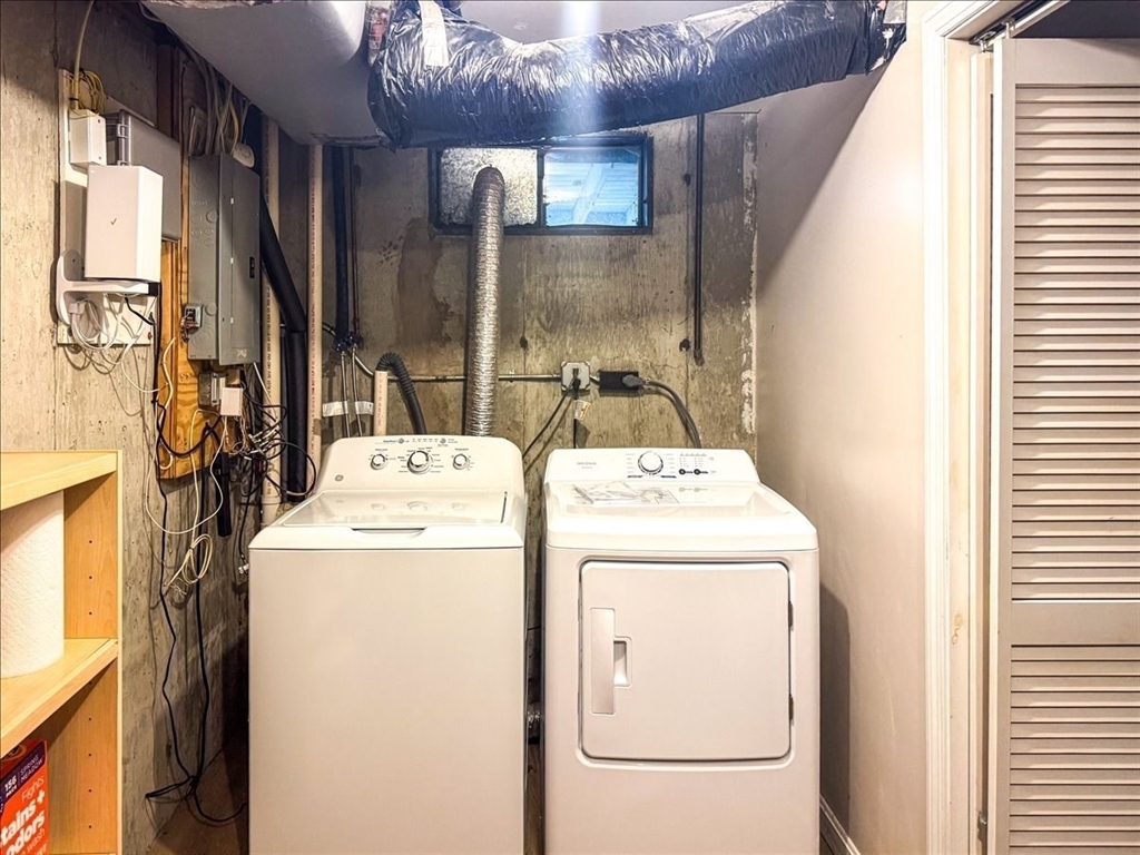 149 Bolivar Street, Unit B2 Canton, MA 02021 - Photo 27 of 34 a utility room with dryer and washer