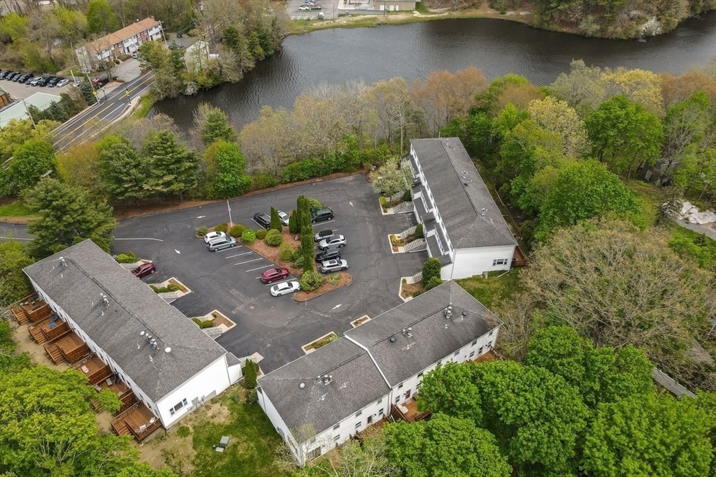 149 Bolivar Street, Unit B2 Canton, MA 02021 - Photo 32 of 34 an aerial view of a house with a lake view