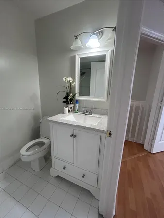 a view of gallery with stairs