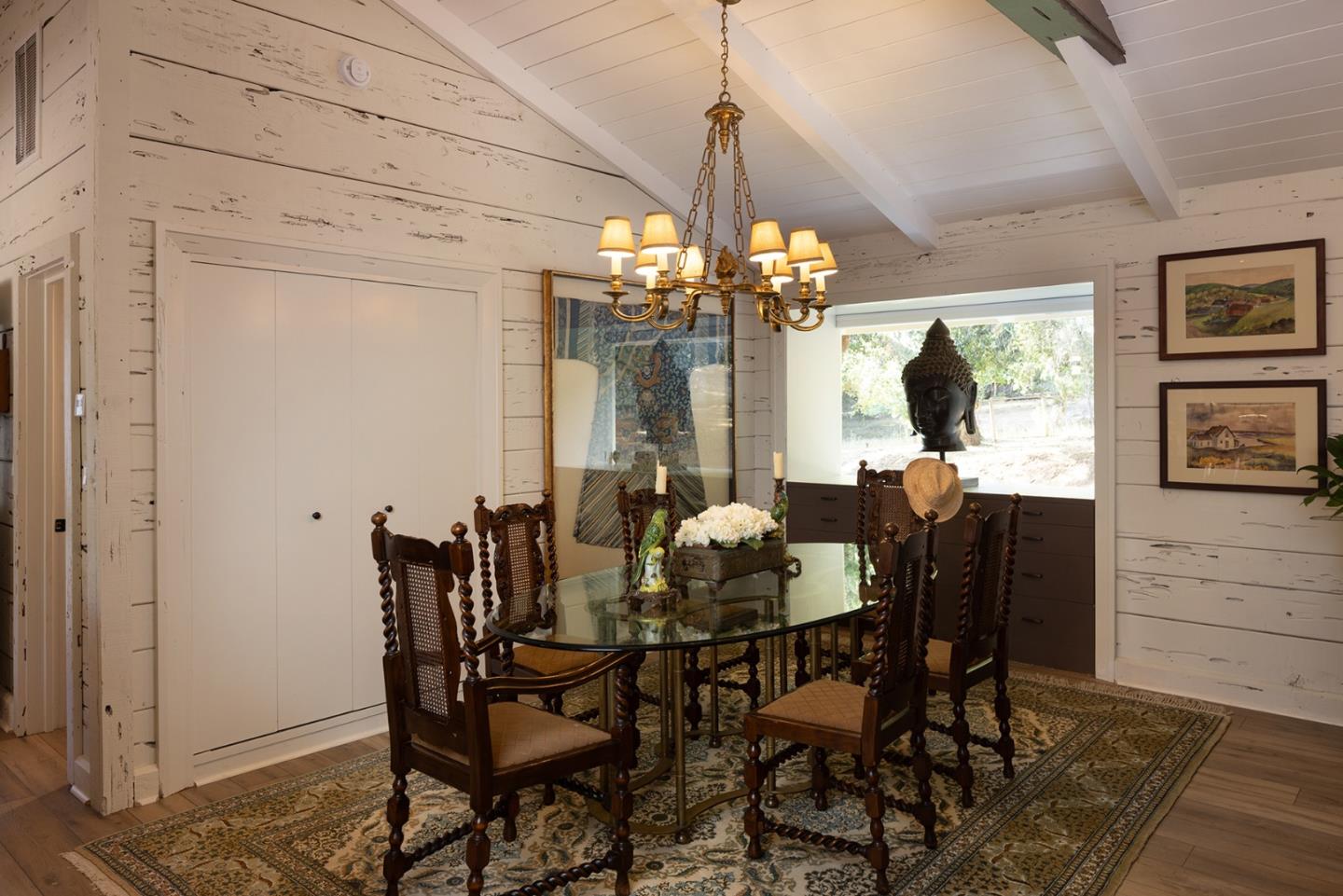 2 A La Rancheria Carmel Valley, CA 93924 - Photo 13 of 46 a view of a dining room with furniture and a chandelier