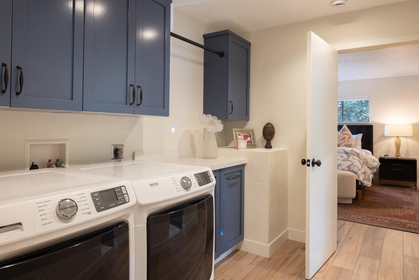 2 A La Rancheria Carmel Valley, CA 93924 - Photo 24 of 46 a utility room with dryer and washer