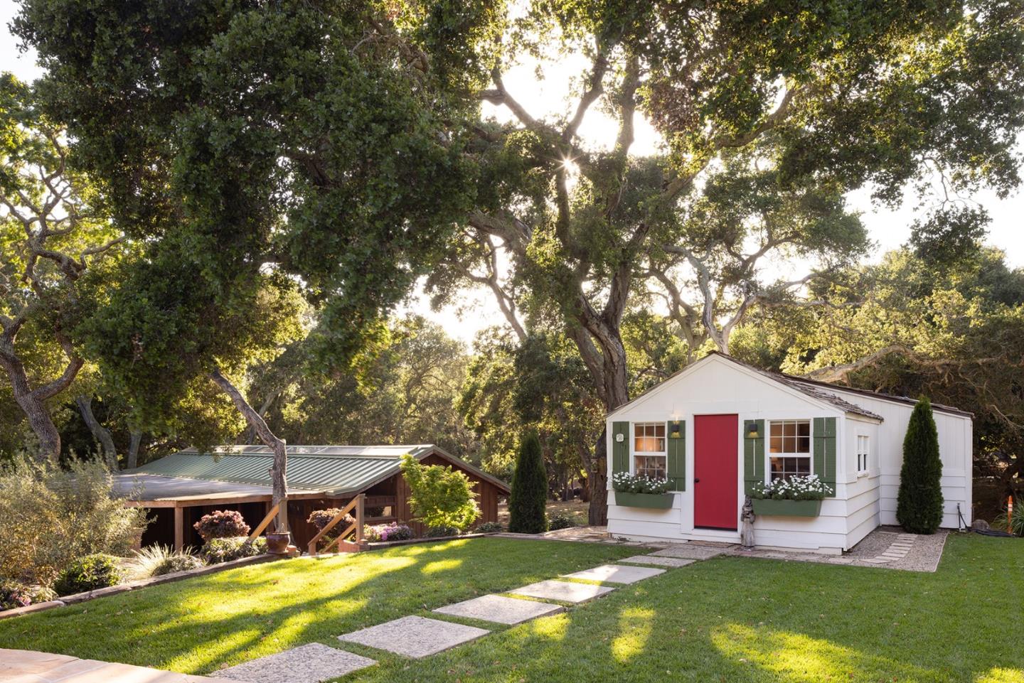 2 A La Rancheria Carmel Valley, CA 93924 - Photo 3 of 46 a front view of a house with a yard