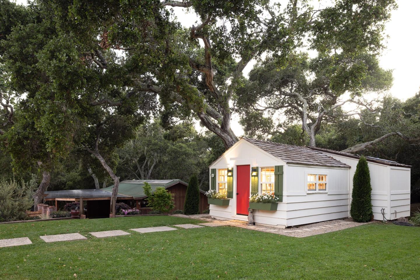 2 A La Rancheria Carmel Valley, CA 93924 - Photo 37 of 46 a front view of house with yard and seating area