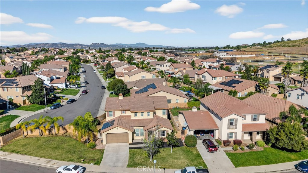 34581 Spindle Tree Street Winchester, CA 92596 - Photo 4 of 50 an aerial view of residential houses with outdoor space and river