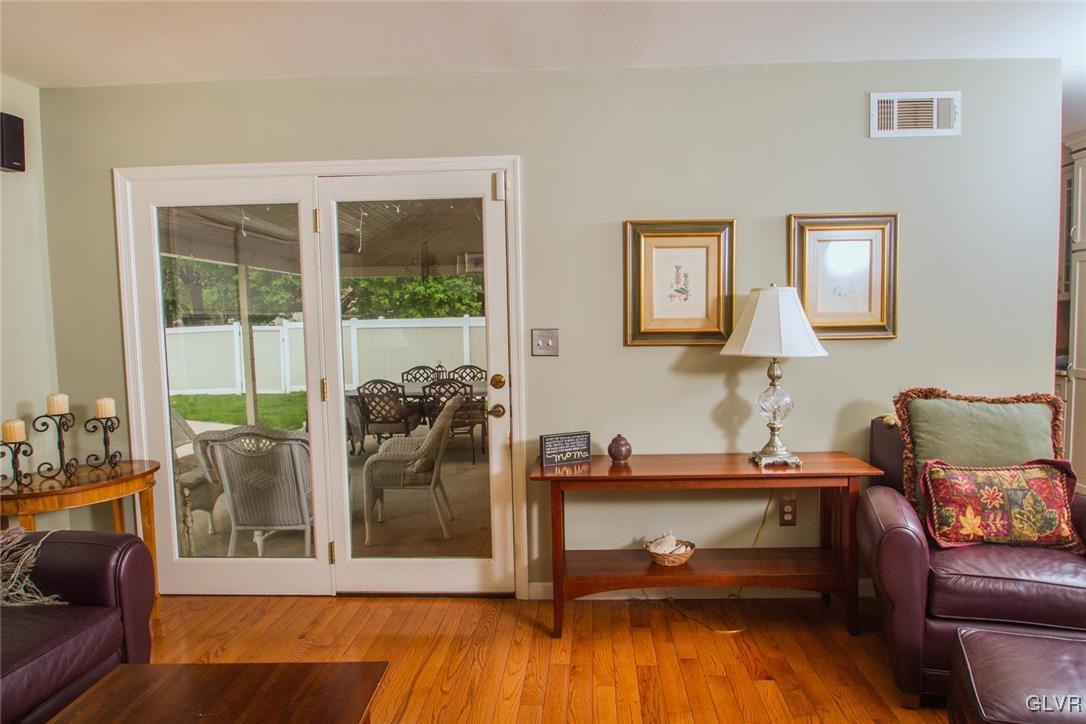 875 Barnsdale Road Bethlehem, PA 18017 - Photo 13 of 35 Family room features french doors leading to cover