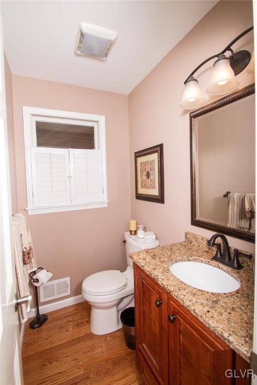 875 Barnsdale Road Bethlehem, PA 18017 - Photo 15 of 35 First floor half bath features stunning granite