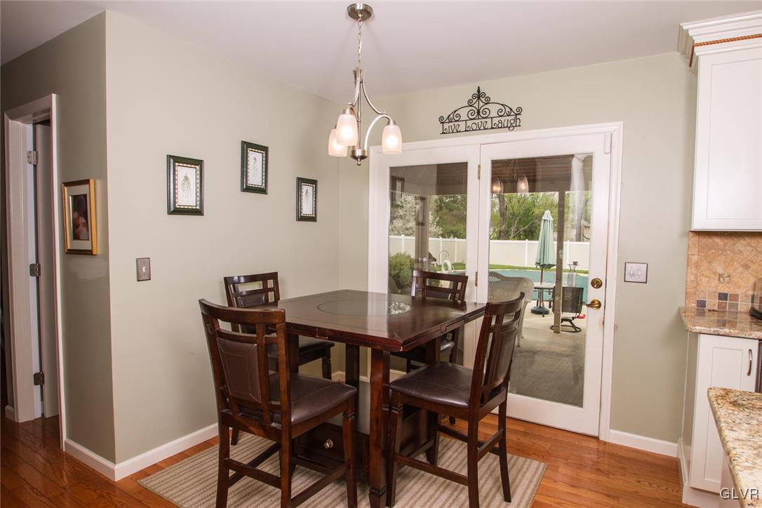 875 Barnsdale Road Bethlehem, PA 18017 - Photo 21 of 35 Breakfast area adjacent to french doors leading to