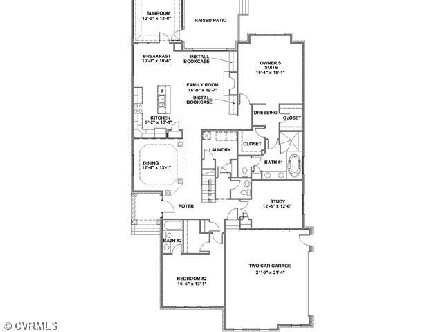 633 Longfield Road Manakin-Sabot, VA 23103 - Photo 2 of 3 1st Floor Plan