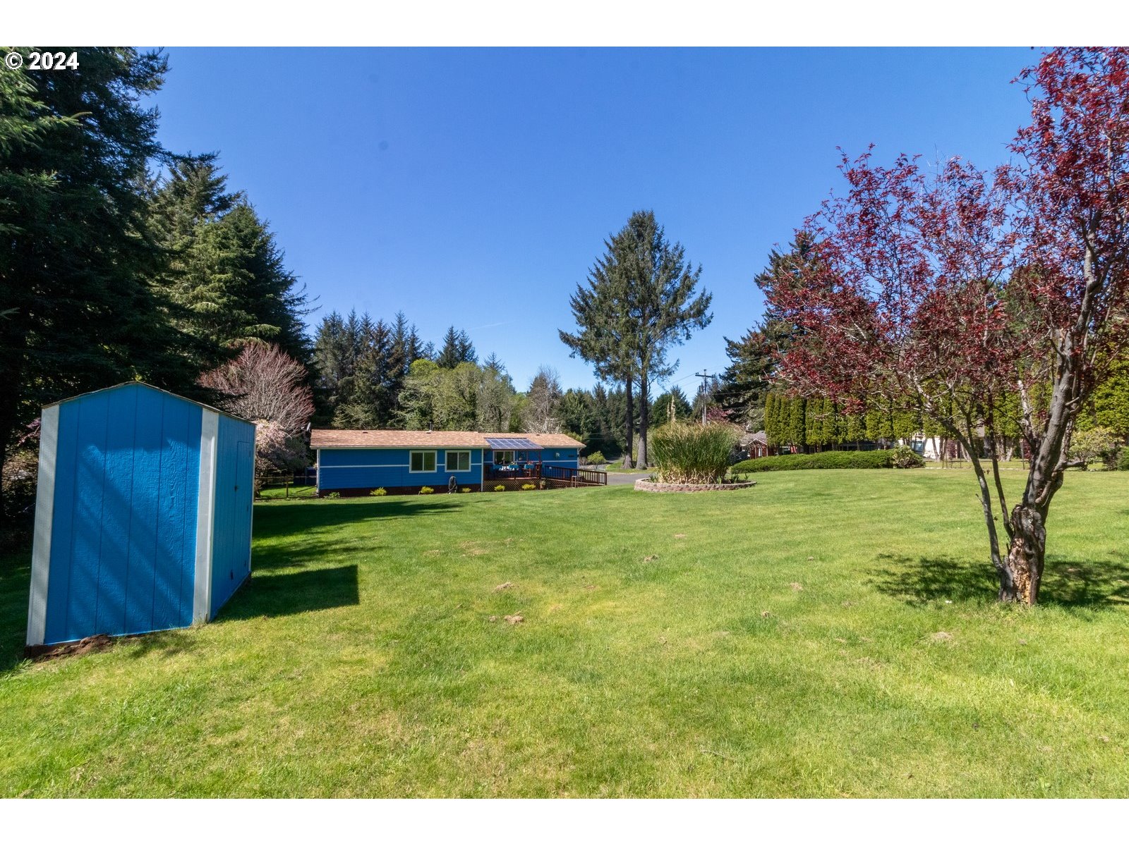 83200 South Pioneer Road Florence, OR 97439 - Photo 3 of 41 a view of a backyard