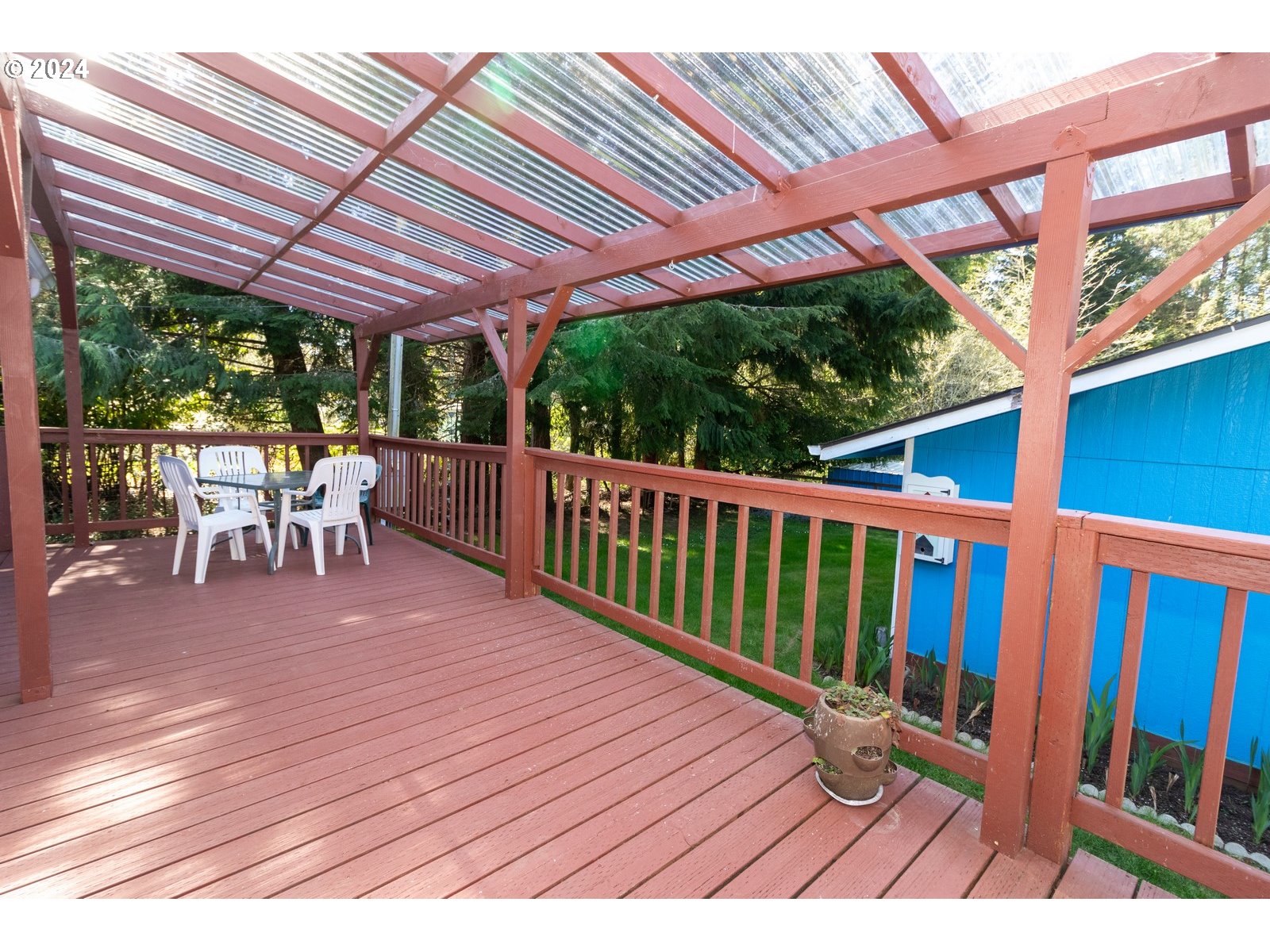 83200 South Pioneer Road Florence, OR 97439 - Photo 36 of 41 a view of a patio with wooden floor