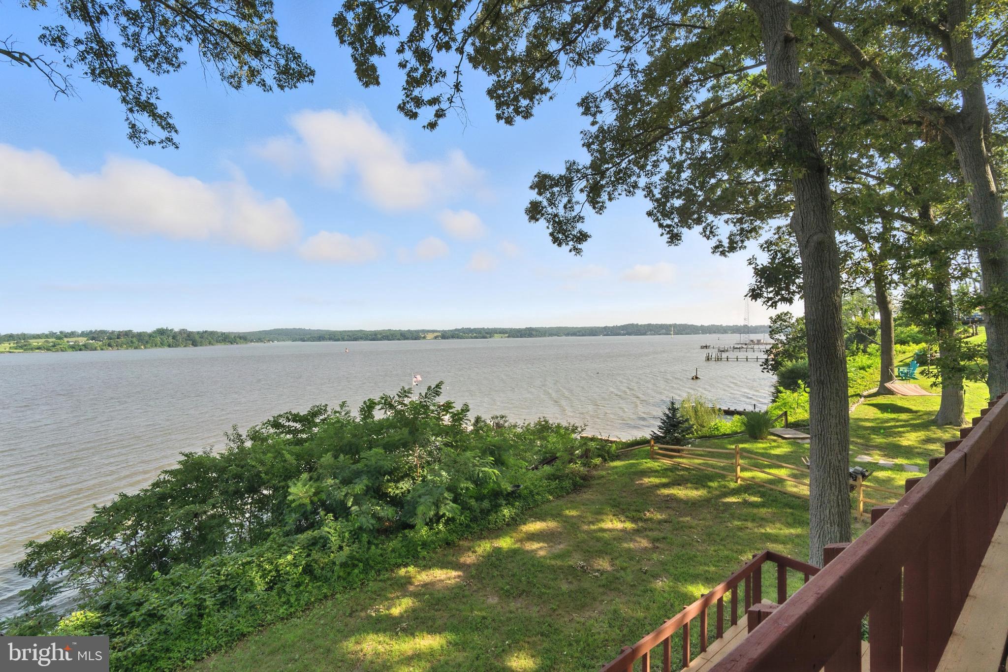 19 Tower Road Chesapeake City, MD 21915 - Photo 3 of 31 a view of a lake from a yard