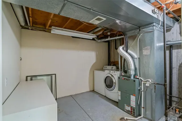 a view of storage and utility room