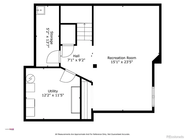 a picture of a park with an open white wall