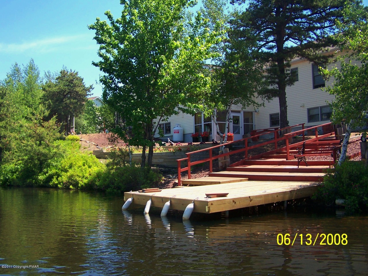 803 Beaver Dam Road Long Pond, PA 18334 - Photo 4 of 32 THE DOCK, A VIEW FROM THE LAKE