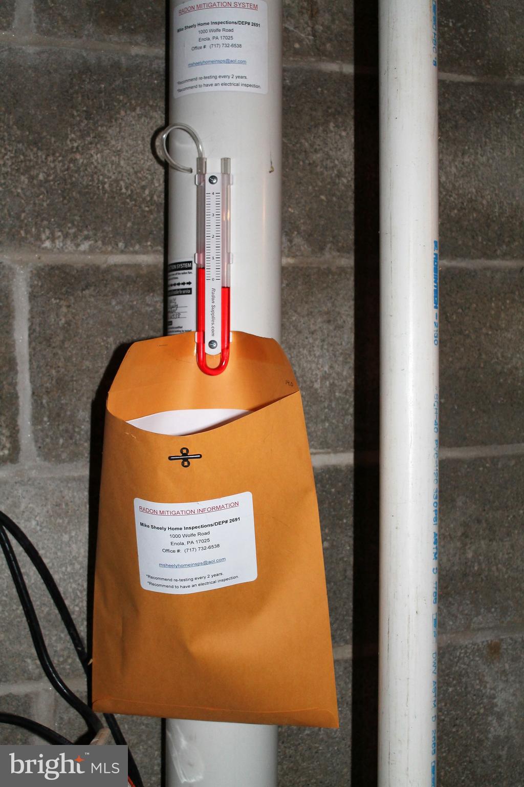115 Mine Road Hershey, PA 17033 - Photo 37 of 39 Active Radon System