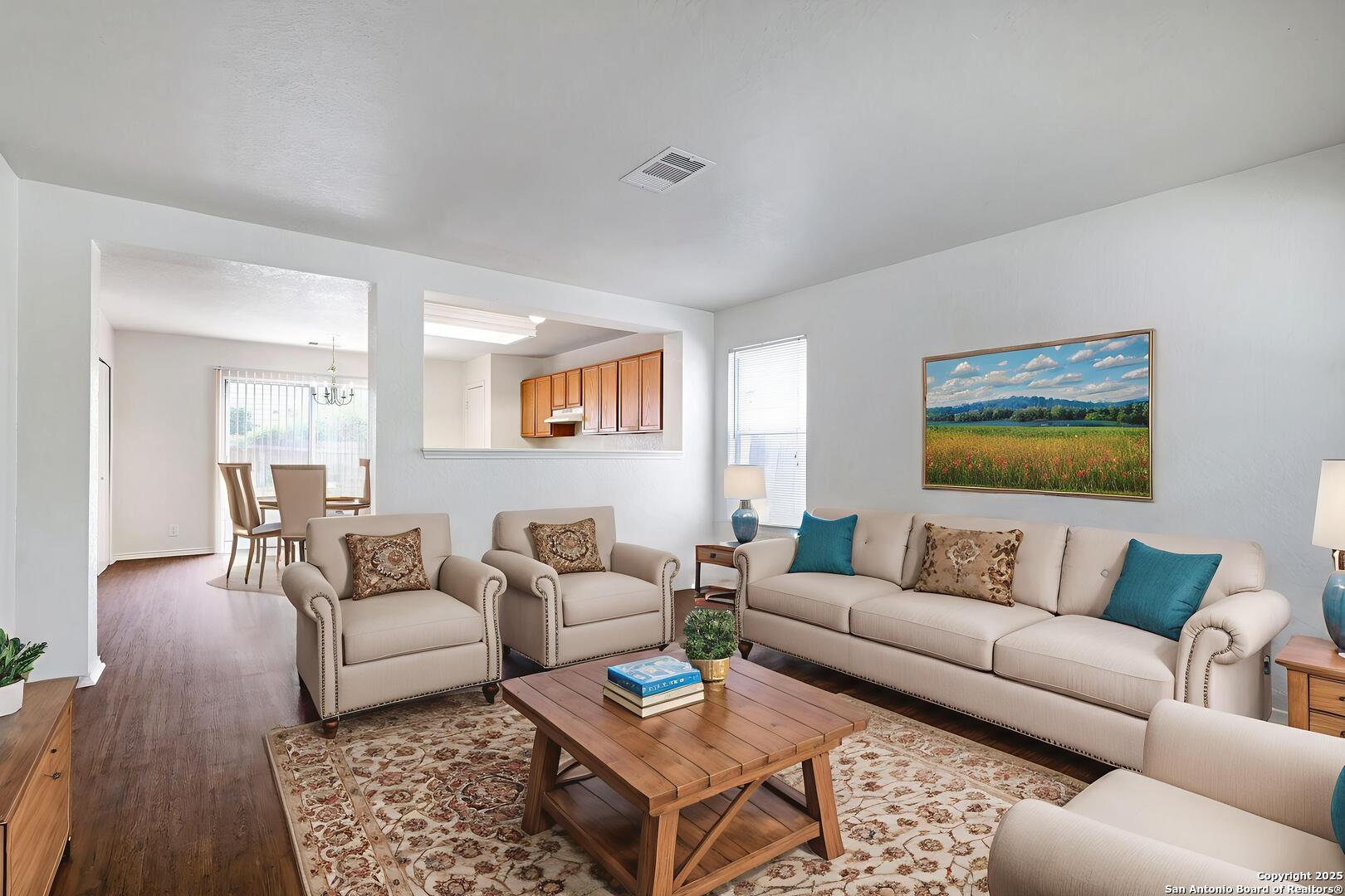 8014 Sandbar San Antonio, TX 78254 - Photo 6 of 30 a living room with furniture and a couch