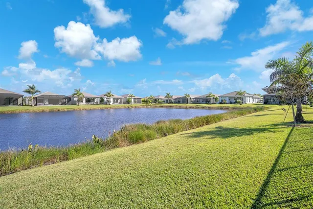 a view of a city with tall buildings in the background