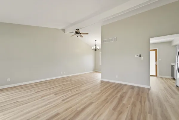 wooden floor in a empty room