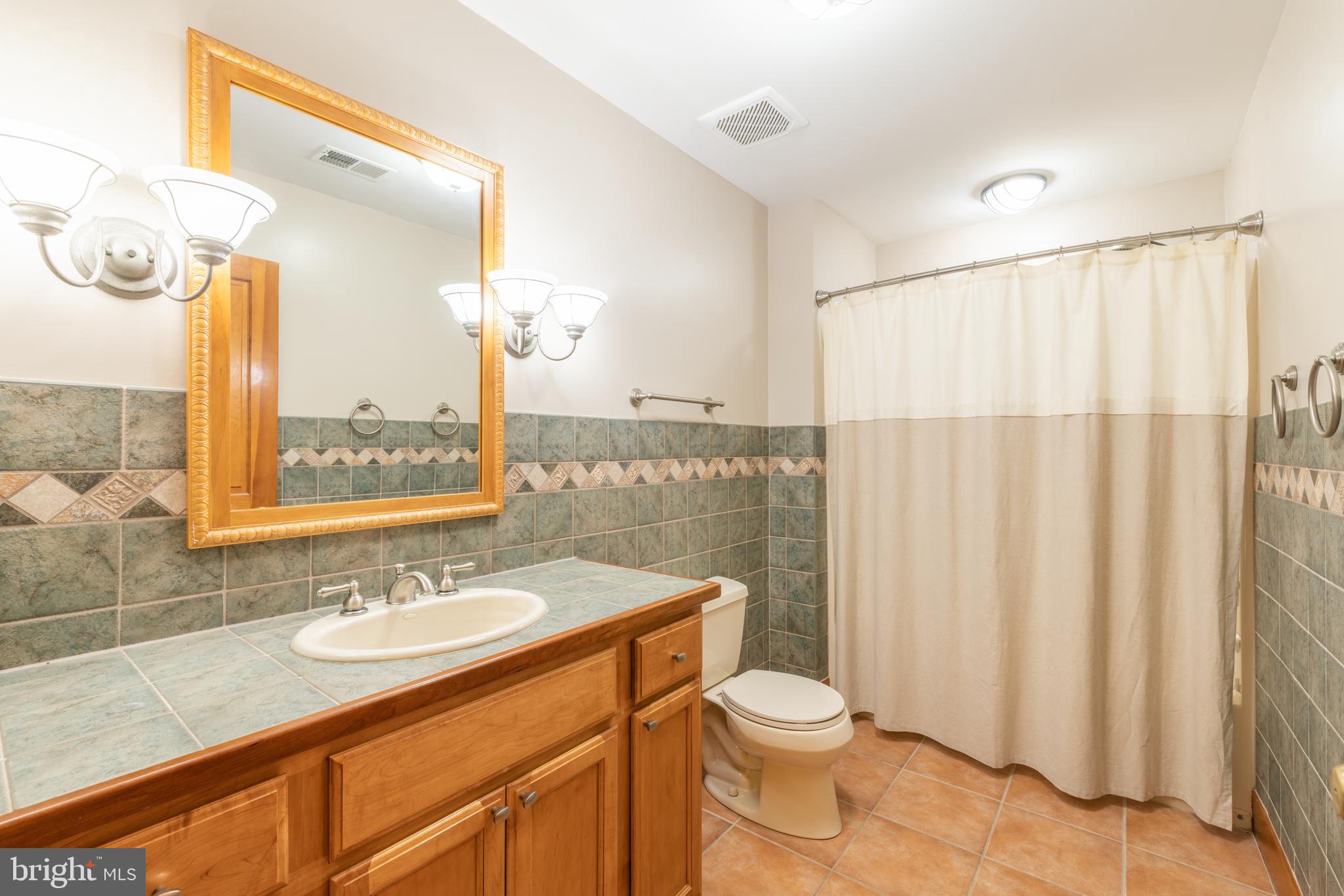 965 Curtis Road Solomons, MD 20629 - Photo 33 of 47 a bathroom with a sink toilet a mirror and vanity