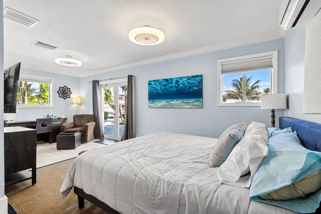 a bathroom with a granite countertop sink a mirror and a