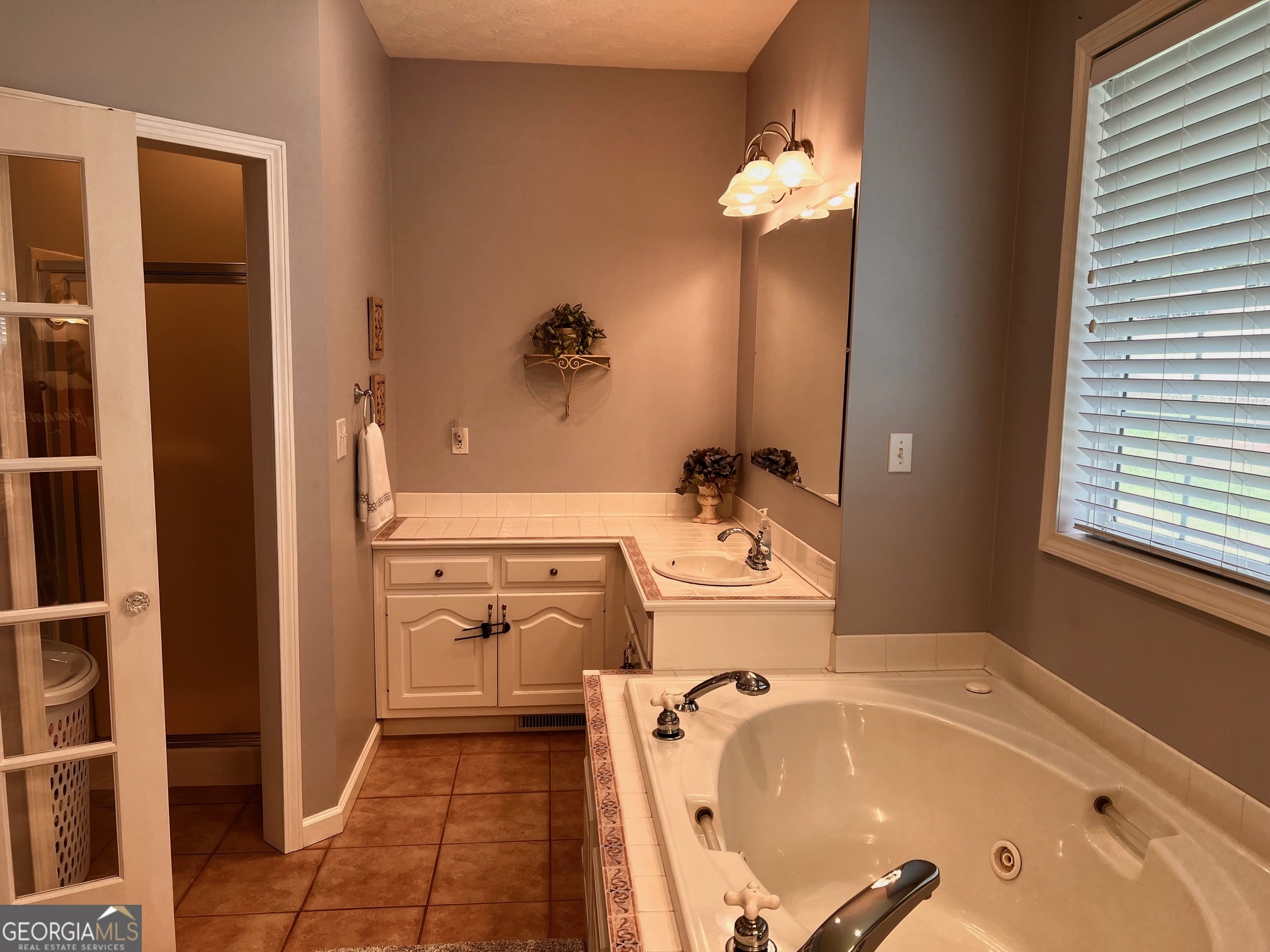 410 Irvin Road Thomaston, GA 30286 - Photo 24 of 42 a bathroom with a tub sink and mirror