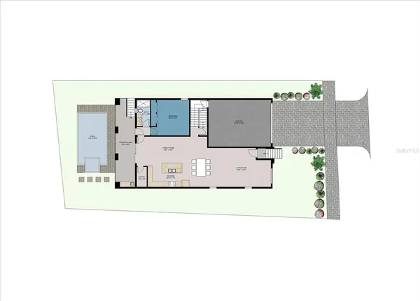 a picture of a floor plan