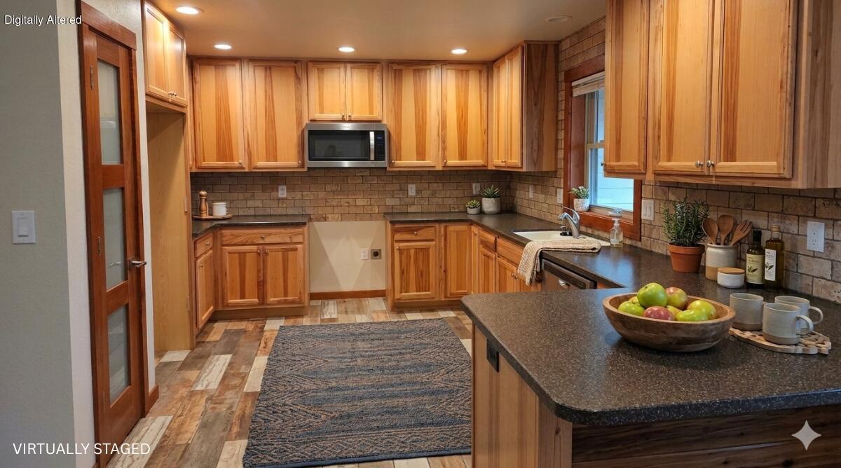 576 Trail Ridge Lane Plymouth, WI 53073 - Photo 6 of 46 VIRTUALLY STAGED Kitchen