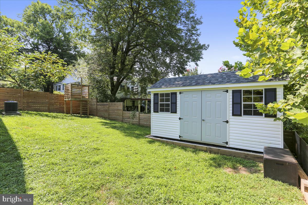 8602 Grubb Road Chevy Chase, MD 20815 - Photo 65 of 106 Rear yard and shed