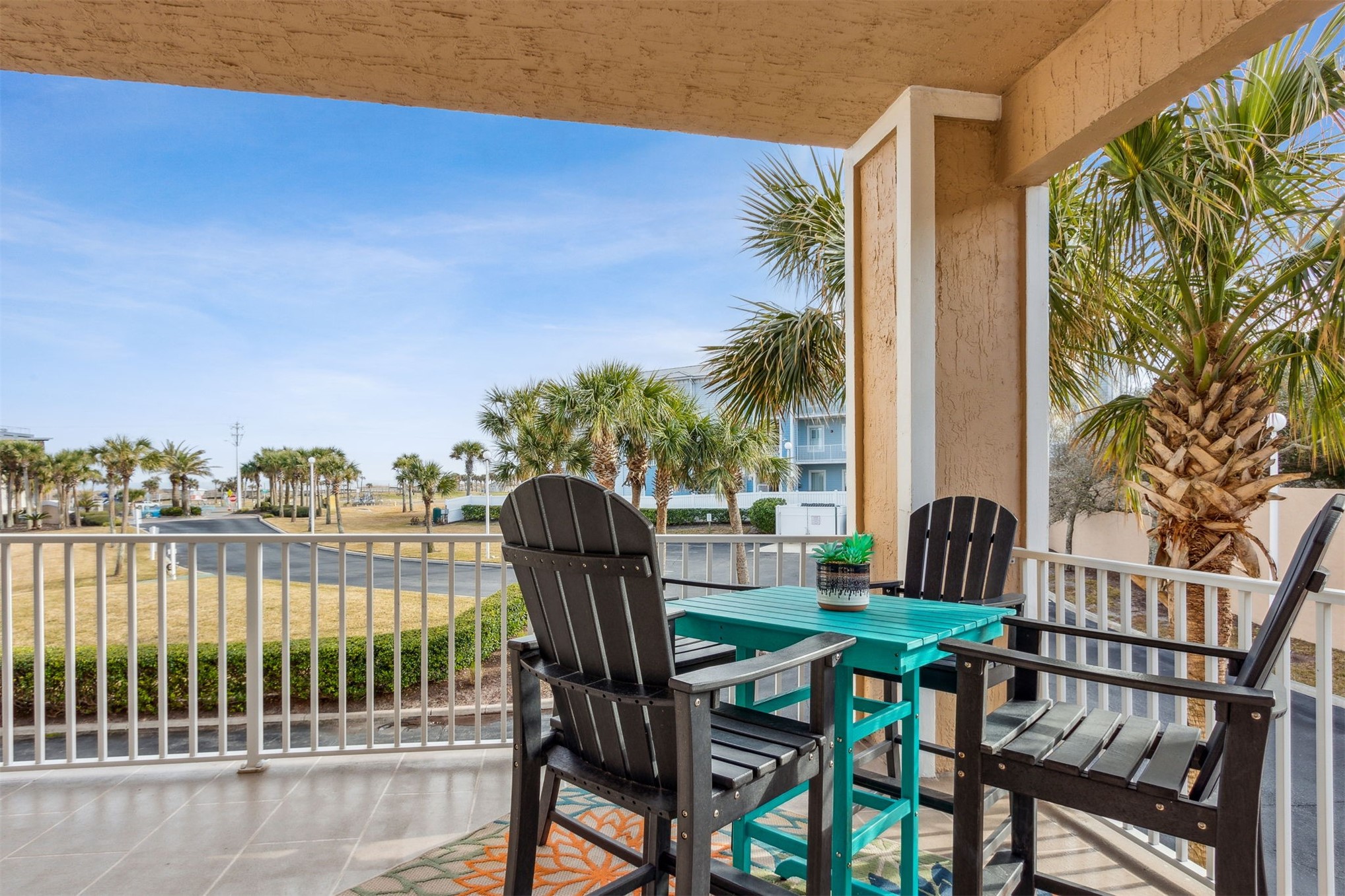 403 Tarpon Avenue, Unit 101 Fernandina Beach, FL 32034 - Photo 29 of 36 a view of balcony with furniture and garden