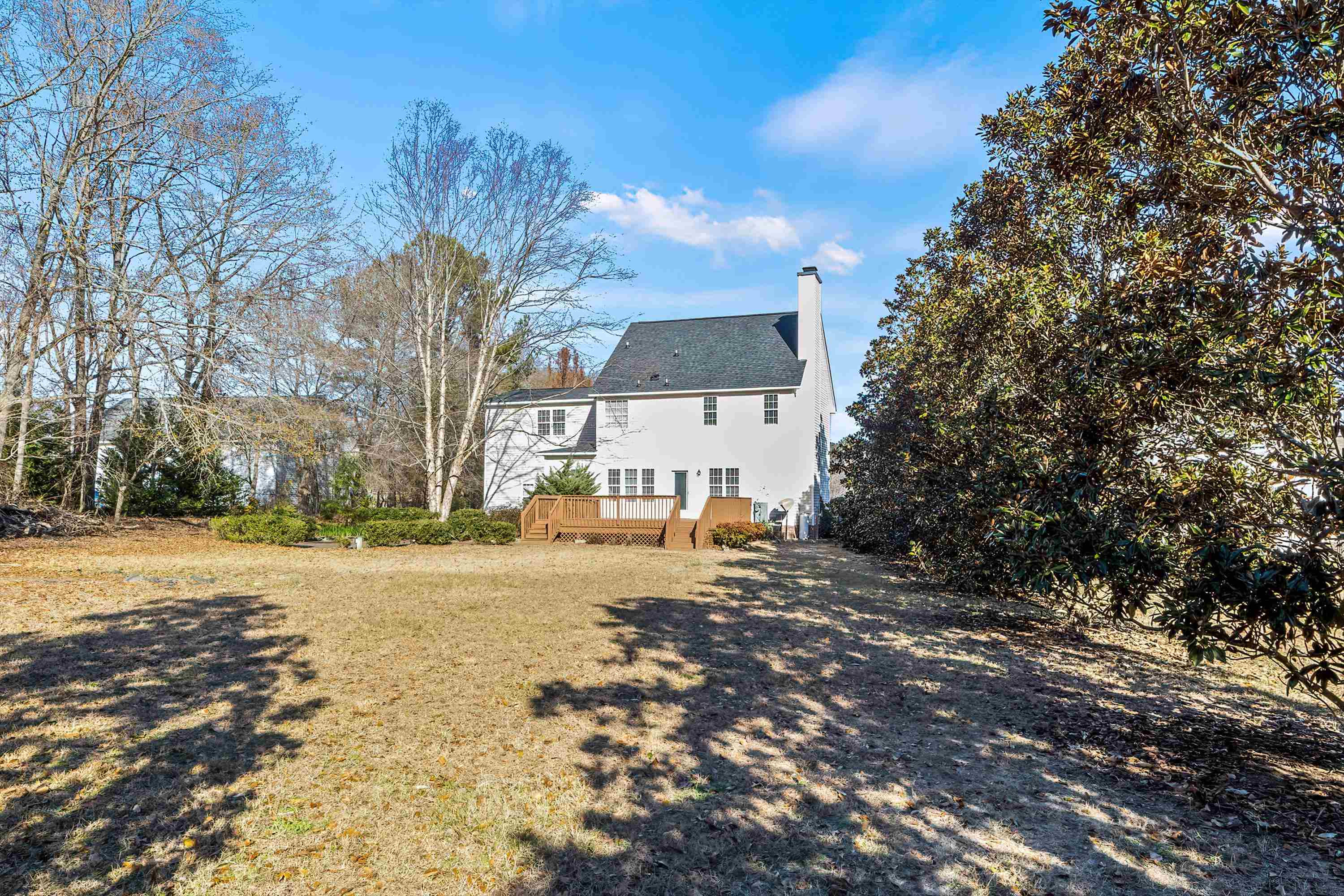 1008 Linden Crest Road Raleigh, NC 27603 - Photo 34 of 37 Rear yard from rear lot line-gorgeous!
