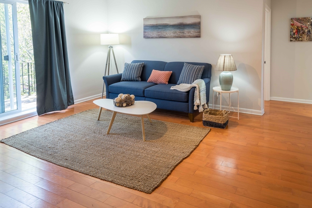 20 Westgate Road, Unit 6 Boston, MA 02467 - Photo 5 of 25 a living room with furniture and a rug