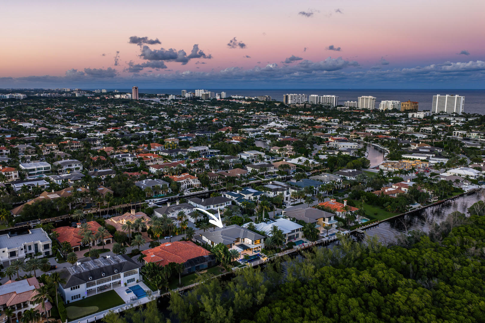 212 Alexander Palm Road Boca Raton, FL 33432 - Photo 64 of 75 212_Alexander_Palm_Road_Dusk_18