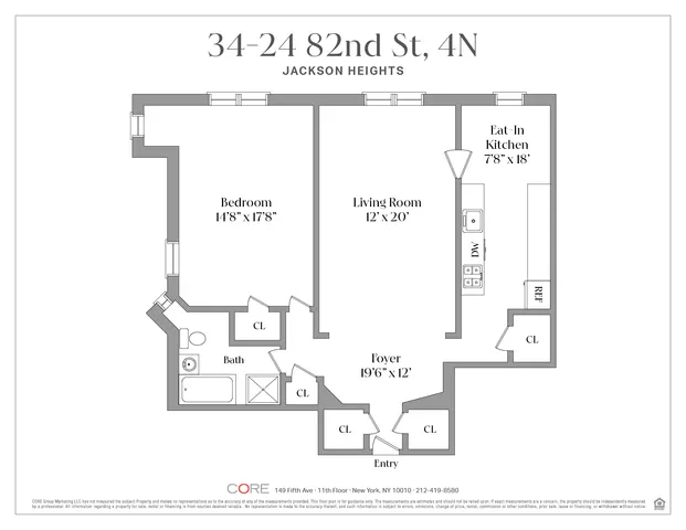 $350,000 | 34-24 82nd Street, Unit 4N | Jackson Heights