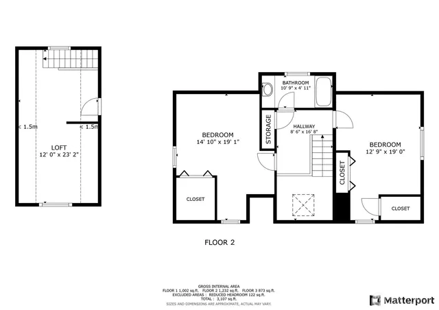 a picture of a bench in front of a building